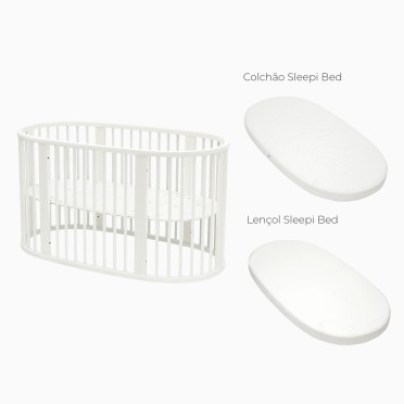 SLEEPI BED + COLCHÃO BED + LENÇOL
