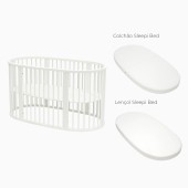 SLEEPI BED WHITE + COLCHÃO BED + LENÇOL