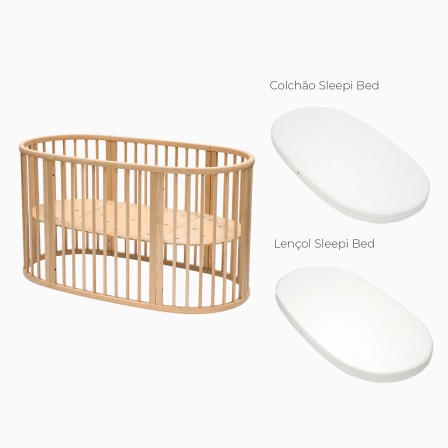 SLEEPI BED + COLCHÃO BED + LENÇOL - Image product