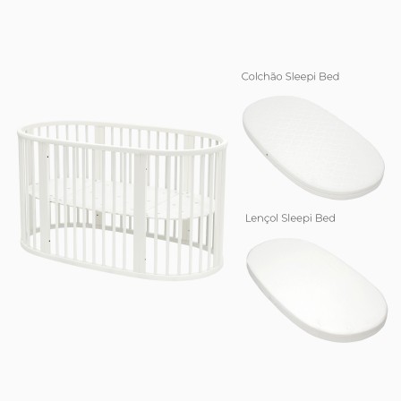 SLEEPI BED + COLCHÃO BED + LENÇOL - Image product