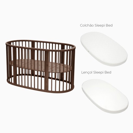 SLEEPI BED + COLCHÃO BED + LENÇOL - Image product