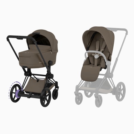 e-PRIAM COMFORT MATT BLACK + ALCOFA FOLD LUX
