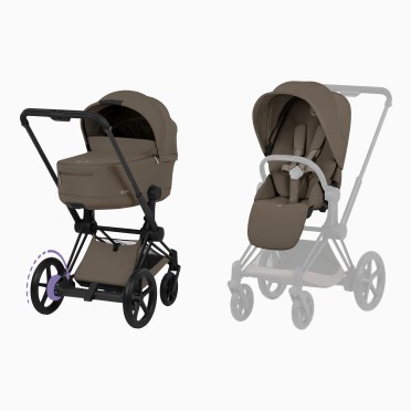 e-PRIAM COMFORT MATT BLACK + ALCOFA FOLD LUX