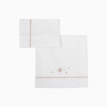 LEN��IS ALGOD�O MONET BRANCO/ROSA