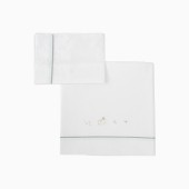 LEN��IS ALGOD�O BLUE SKY BRANCO/VERDE