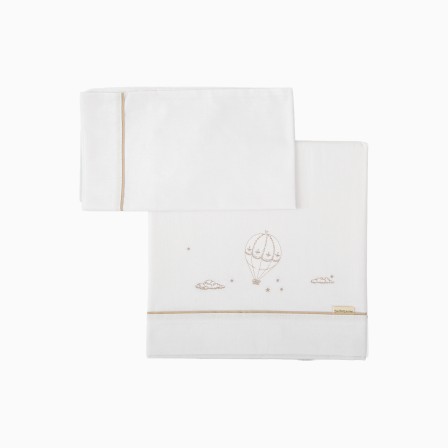 LENÇÓIS ALGODÃO NOE BRANCO/LINO - Image product