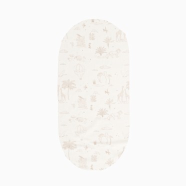 LENÇOL PUNTO AJUSTÁVEL PARA ALCOFAS NOE BRANCO/LINO