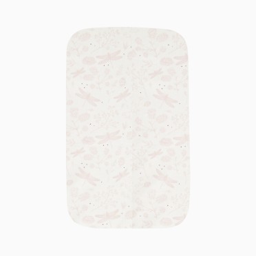 LENÇOL PUNTO AJUSTÁVEL DAFNE BRANCO/ROSA