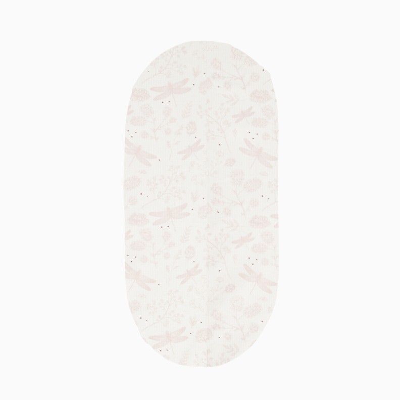 LENÇOL PUNTO AJUSTÁVEL PARA ALCOFAS DAFNE BRANCO/ROSA