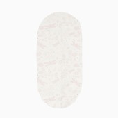 LENÇOL PUNTO AJUSTÁVEL PARA ALCOFAS DAFNE BRANCO/ROSA