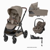 OXFORD PLUS TWILLIC TRUFFLE + PEBBLE SLIDE PRO OAK TRUFFLE + BASE FAMILY FIX SLIDE PRO