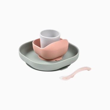 CONJUNTO DE REFEIÇÃO 4 PEÇAS SILICONE