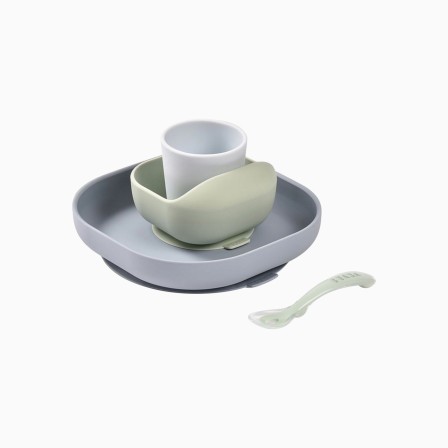 CONJUNTO DE REFEIÇÃO 4 PEÇAS SILICONE - Image product
