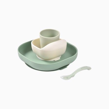 CONJUNTO DE REFEIÇÃO 4 PEÇAS SILICONE - Image product