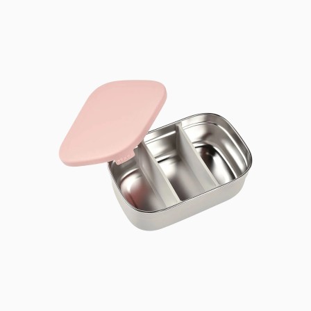 LANCHEIRA INOX COM COMPARTIMENTOS