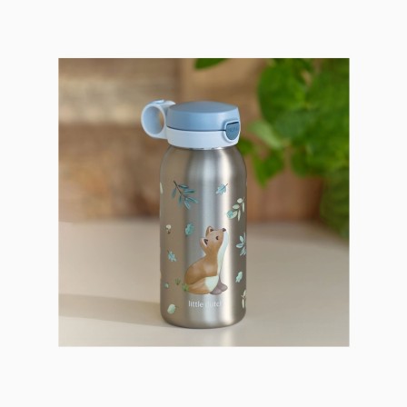 GARRAFA DE AÇO INOXIDÁVEL FLIP CAP 600ML - FOREST FRIENDS