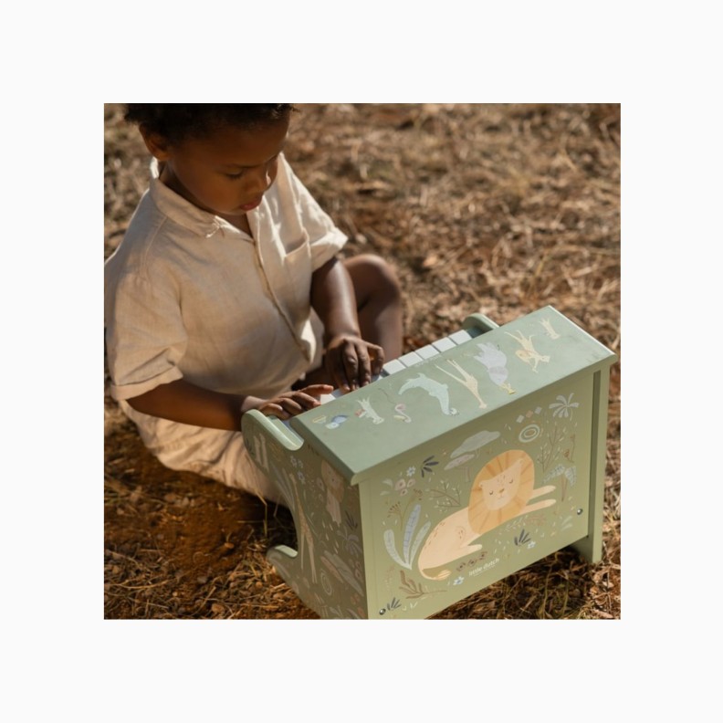 PIANO DE MADEIRA - SAFARI FRIENDS