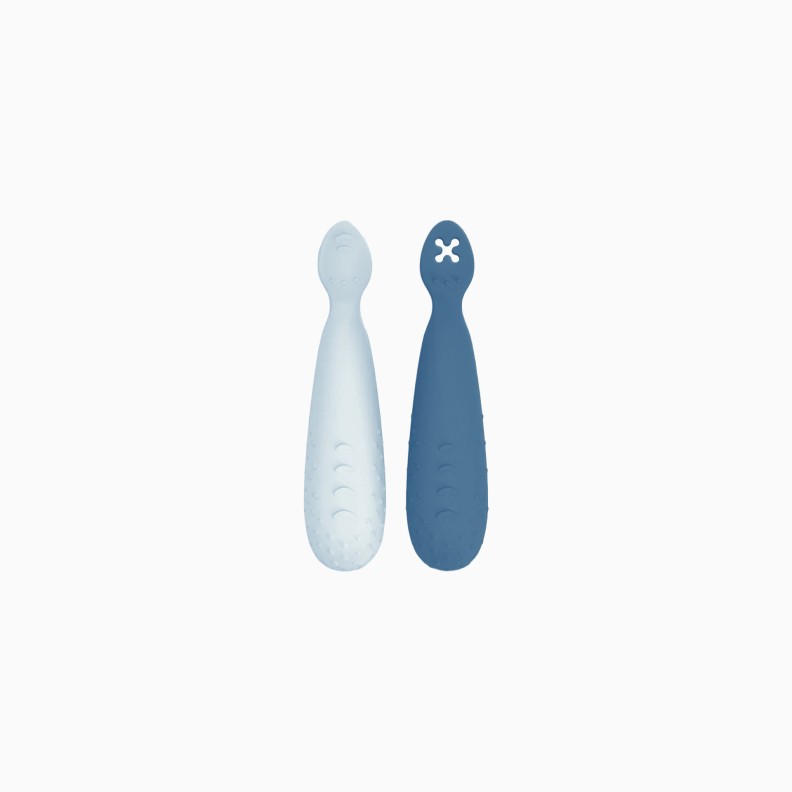 PRÉ-COLHERES DE APRENDIZAGEM EM SILICONE AZUL