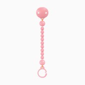 PRENDE CHUPETAS BOLITAS DE SILICONE SOFT ROSA