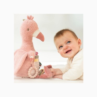 PELUCHE DE ACTIVIDADES FLAMINGO 42CM - SAFARI FRIENDS