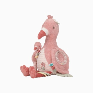 PELUCHE DE ACTIVIDADES FLAMINGO 42CM - SAFARI FRIENDS