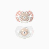 CHUPETA NIGHT & DAY PRINTS 6-18M LARANJA