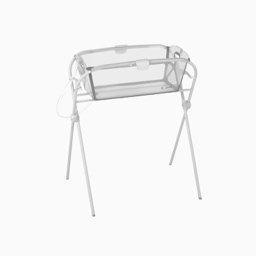 BANHEIRA DOBRÁVEL OASIS + SUPORTE GRIS