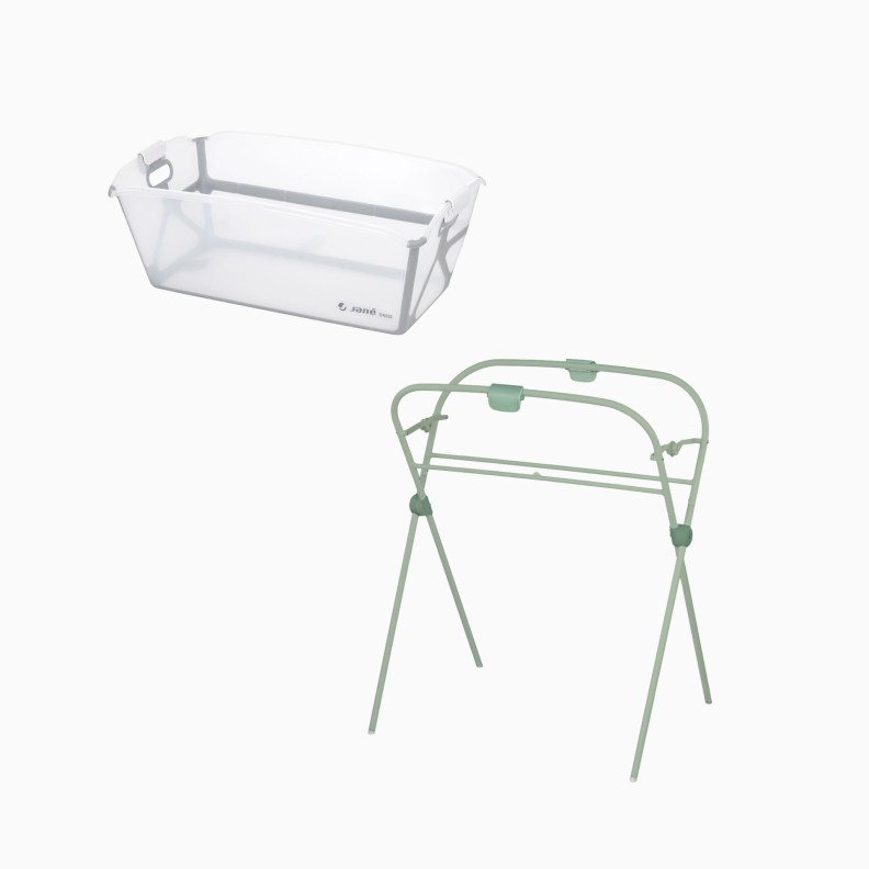BANHEIRA DOBRÁVEL OASIS + SUPORTE BOTANIC