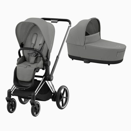 E-PRIAM CHROME BLACK + SEAT PACK + ALCOFA PRIAM LUX - Image product