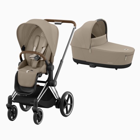 E-PRIAM CHROME BROWN + SEAT PACK + ALCOFA PRIAM LUX - Image product